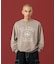 COLLEGE LOGO CREWNECK SWEATSHIRT