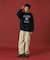 COLLEGE LOGO CREWNECK SWEATSHIRT