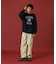 COLLEGE LOGO CREWNECK SWEATSHIRT