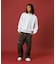 COLLEGE LOGO CREWNECK SWEATSHIRT