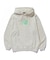 FLUORESCENT EMBROIDERED HOODED SWEATSHIRT
