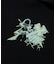 FLUORESCENT EMBROIDERED HOODED SWEATSHIRT