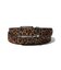 COW FUR COATED BELT