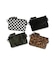 COW FUR COATED COIN AND CARD CASE