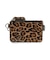 COW FUR COATED COIN AND CARD CASE