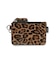 COW FUR COATED COIN AND CARD CASE