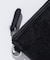 COW FUR COATED COIN AND CARD CASE