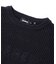 DEFORMED CABLE CREWNECK KNIT
