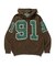 JACQUARD BARBED WIRE ZIP KNIT