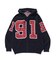 JACQUARD BARBED WIRE ZIP KNIT
