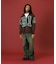 JACQUARD BARBED WIRE ZIP KNIT
