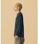 PIGMENT DYED OLD ENGLISH LOGO L/S TEE