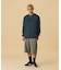 PIGMENT DYED OLD ENGLISH LOGO L/S TEE