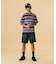 LA EMBROIDERY STRIPE S/S TEE