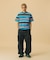 LA EMBROIDERY STRIPE S/S TEE