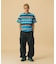 LA EMBROIDERY STRIPE S/S TEE