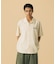 EMBROIDERED S/S LACE SHIRT