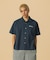 EMBROIDERED S/S LACE SHIRT
