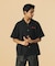 EMBROIDERED S/S LACE SHIRT