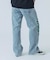 SIDE CUTTING DENIM PANTS