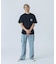 SIDE CUTTING DENIM PANTS