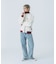 SIDE CUTTING DENIM PANTS