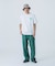 EMBOSSED OLD ENGLISH PAINTER PANTS