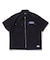 ZIP UP S/S WORK SHIRT