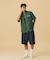 ZIP UP S/S WORK SHIRT