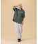 ZIP UP S/S WORK SHIRT