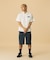 ZIP UP S/S WORK SHIRT