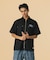 ZIP UP S/S WORK SHIRT