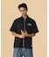 ZIP UP S/S WORK SHIRT