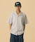 EMBROIDERED S/S PLAID SHIRT