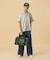 EMBROIDERED S/S PLAID SHIRT