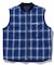 OMBRE PLAID REVERSIBLE VEST