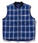OMBRE PLAID REVERSIBLE VEST
