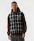 OMBRE PLAID REVERSIBLE VEST