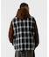 OMBRE PLAID REVERSIBLE VEST