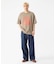 LA STITCH WIDE LEG DENIM PANTS