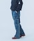 STRETCH DENIM CARGO PANTS