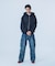 STRETCH DENIM CARGO PANTS