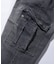 STRETCH DENIM CARGO PANTS