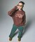 LETTERING LOGO JACQUARD KNIT TOP