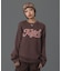 LETTERING LOGO JACQUARD KNIT TOP