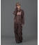 LETTERING LOGO JACQUARD KNIT TOP