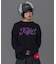 LETTERING LOGO JACQUARD KNIT TOP