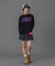 LETTERING LOGO JACQUARD KNIT TOP