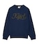 LETTERING LOGO JACQUARD KNIT TOP