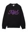 LETTERING LOGO JACQUARD KNIT TOP